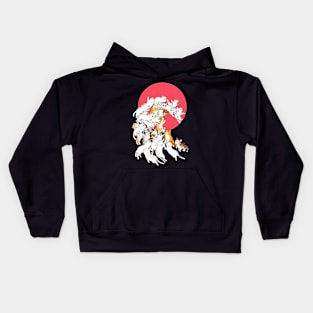 Cat wave Kids Hoodie